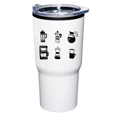 Coffee Lover Hand Drawn Cute Food Coffee Gift Tumbler