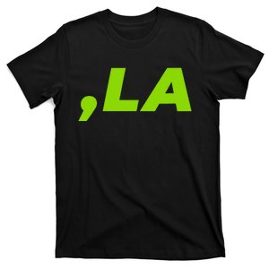 Comma La In Green Brat Retro Design Kamala Harris T-Shirt