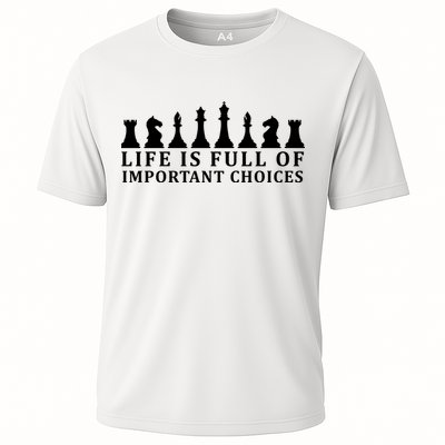 Chess Life Is Full Of Important Choices Performance Shirt