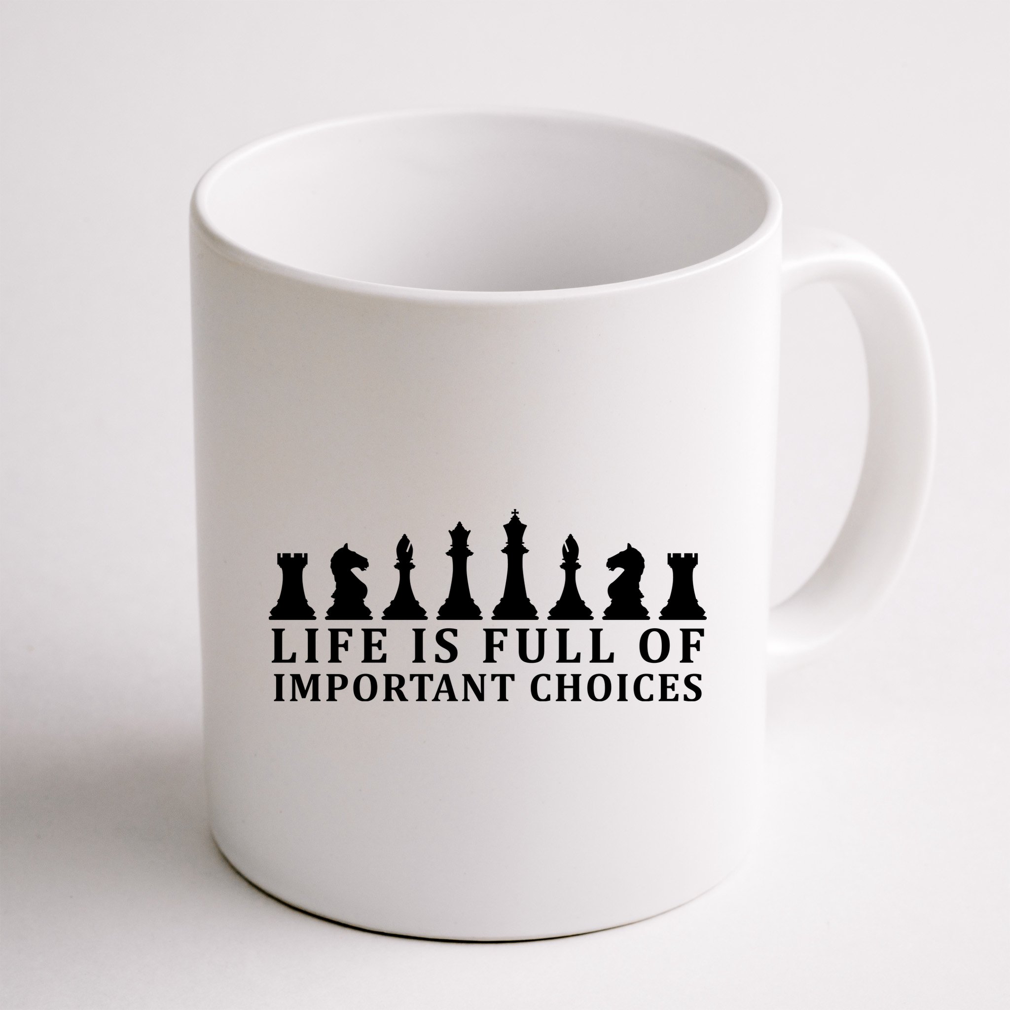 Chess Life Is Full Of Important Choices Mug