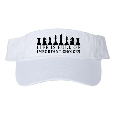 Chess Life Is Full Of Important Choices Visor