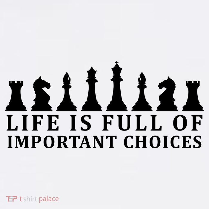 Chess Life Is Full Of Important Choices Crop Top
