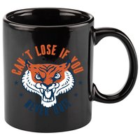 Can't Lose If You Never Quit Tiger Hustle Motivation 11oz C Handle Ceramic Mug