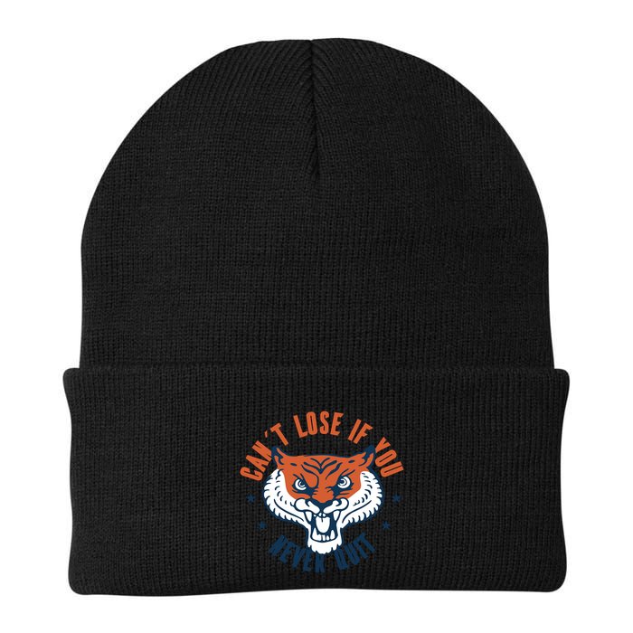 Can't Lose If You Never Quit Tiger Hustle Motivation Beanie