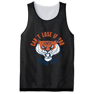 Can't Lose If You Never Quit Tiger Hustle Motivation Mesh Reversible Basketball Jersey Tank