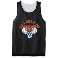 Can't Lose If You Never Quit Tiger Hustle Motivation Mesh Reversible Basketball Jersey Tank