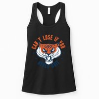 Can't Lose If You Never Quit Tiger Hustle Motivation Womens Tank Top