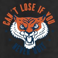 Can't Lose If You Never Quit Tiger Hustle Motivation Trucker Hat