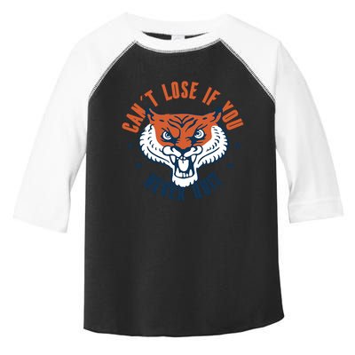 Can't Lose If You Never Quit Tiger Hustle Motivation Toddler Fine Jersey T-Shirt