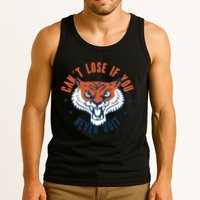 Can't Lose If You Never Quit Tiger Hustle Motivation Tank Top