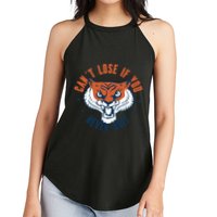 Can't Lose If You Never Quit Tiger Hustle Motivation Women's Perfect Tri Rocker Tank