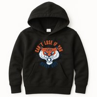 Can't Lose If You Never Quit Tiger Hustle Motivation Kids Hoodie