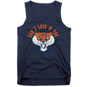 Can't Lose If You Never Quit Tiger Hustle Motivation Tank Top