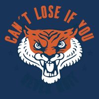 Can't Lose If You Never Quit Tiger Hustle Motivation Infant Baby Jersey Bodysuit