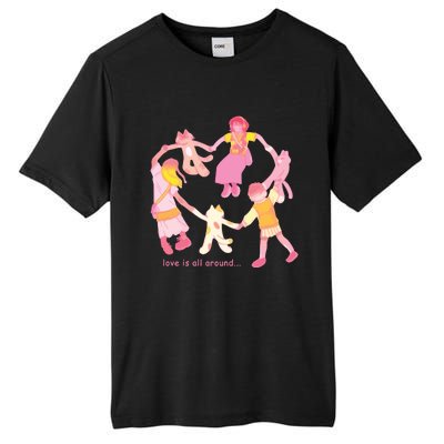 Cozybao Love Is All Around Tall Fusion ChromaSoft Performance T-Shirt