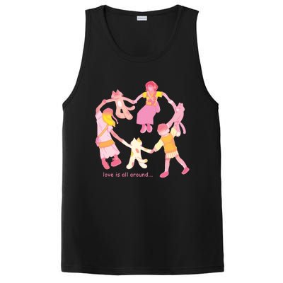 Cozybao Love Is All Around PosiCharge Competitor Tank