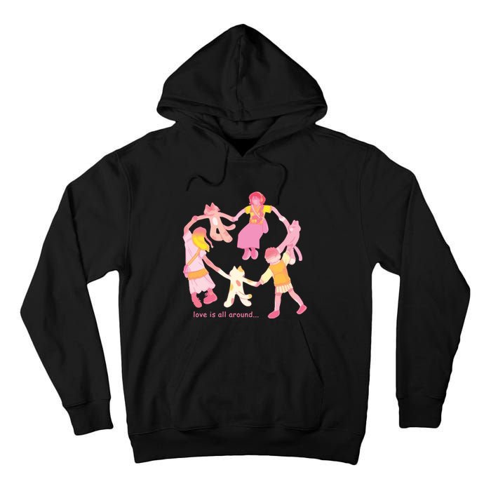 Cozybao Love Is All Around Tall Hoodie