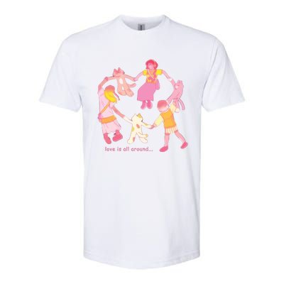 Cozybao Love Is All Around Softstyle CVC T-Shirt