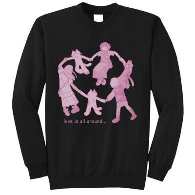 Cozybao Love Is All Around Tall Sweatshirt