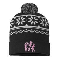 Cozybao Love Is All Around USA-Made Snowflake Beanie