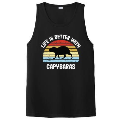 Capybara Life Is Better With Capybaras PosiCharge Competitor Tank