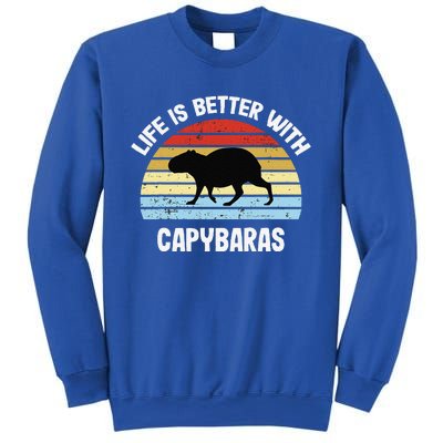 Capybara Life Is Better With Capybaras Sweatshirt