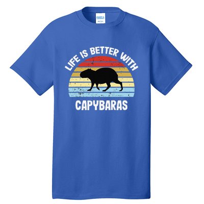 Capybara Life Is Better With Capybaras Tall T-Shirt