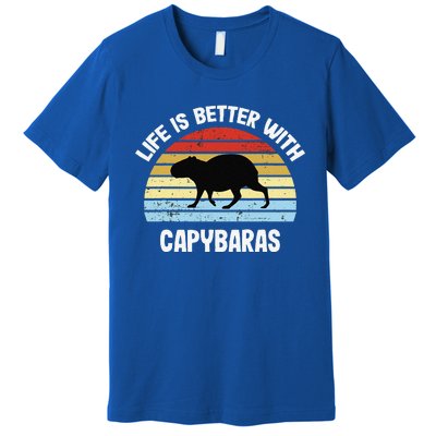 Capybara Life Is Better With Capybaras Premium T-Shirt