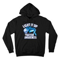 Cute Light It Up Blue For Autism Awareness Gift Hoodie