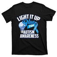 Cute Light It Up Blue For Autism Awareness Gift T-Shirt