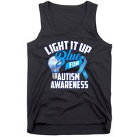 Cute Light It Up Blue For Autism Awareness Gift Tank Top