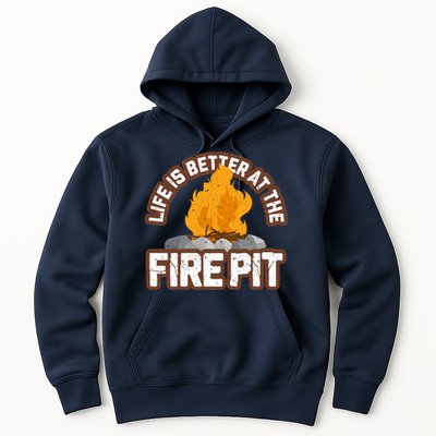 Campfire Life Is Better At The Firepit Camping Campsite Fire Hoodie