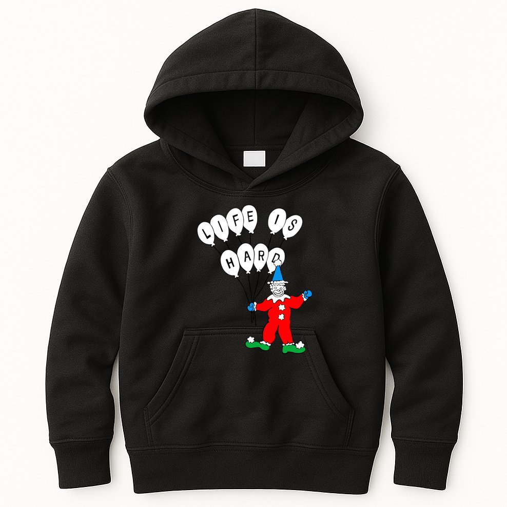 Clown Life Is Hard Kids Hoodie