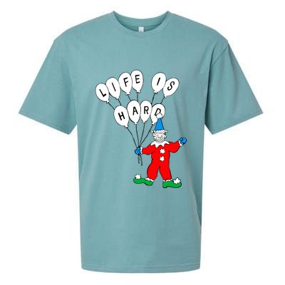 Clown Life Is Hard Sueded Cloud Jersey T-Shirt