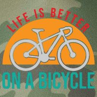 Cycling Life Is Better On A Bicycle Gift Legacy Tie Dye Trucker Hat