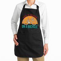Cycling Life Is Better On A Bicycle Gift Apron