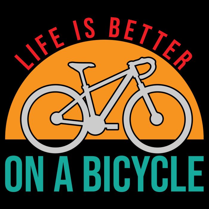 Cycling Life Is Better On A Bicycle Gift 16 in Basic Backpack