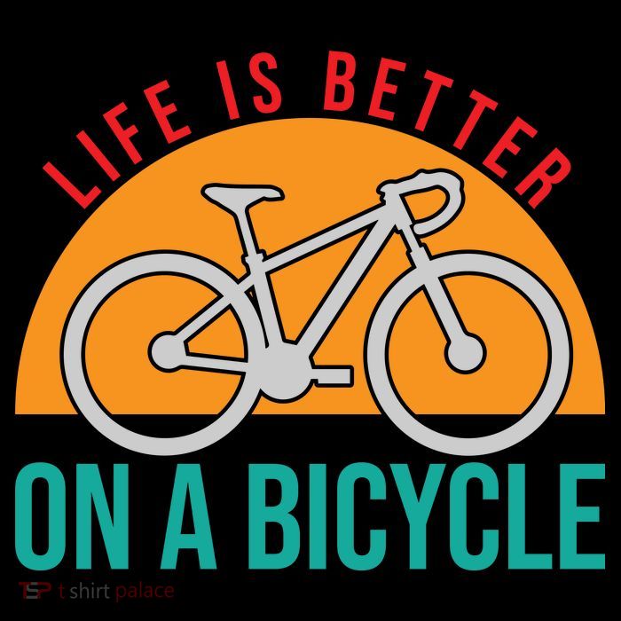 Cycling Life Is Better On A Bicycle Gift Youth Performance Sprint T-Shirt