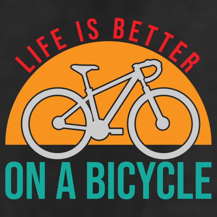 Cycling Life Is Better On A Bicycle Gift Golf Towel