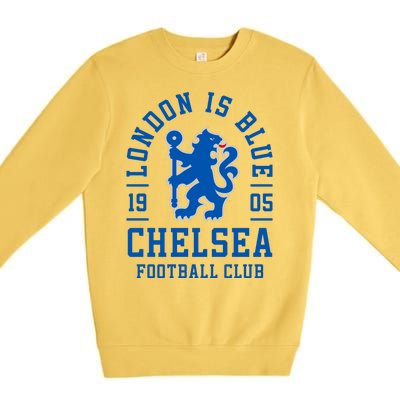 Cool London Is Blue Chelsea Football Soccer Club Premium Crewneck Sweatshirt