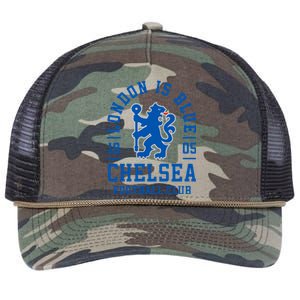 Cool London Is Blue Chelsea Football Soccer Club Retro Rope Trucker Hat Cap