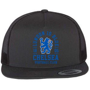 Cool London Is Blue Chelsea Football Soccer Club Flat Bill Trucker Hat