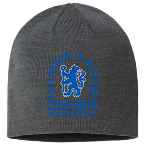 Cool London Is Blue Chelsea Football Soccer Club Sustainable Beanie