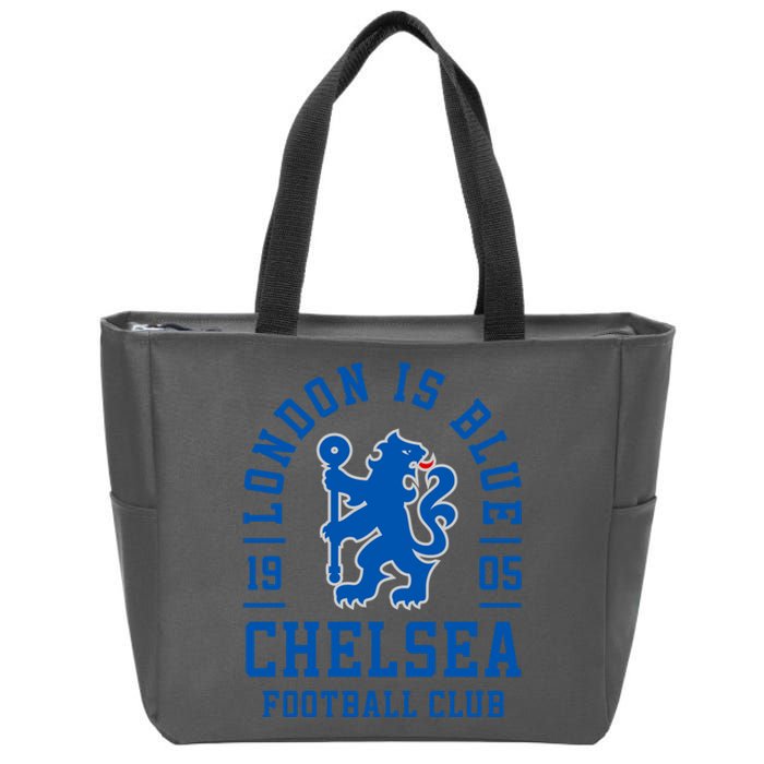 Cool London Is Blue Chelsea Football Soccer Club Zip Tote Bag