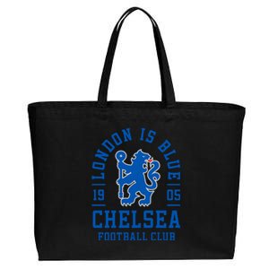 Cool London Is Blue Chelsea Football Soccer Club Cotton Canvas Jumbo Tote