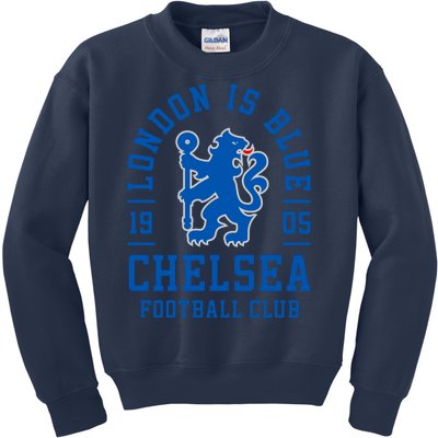 Cool London Is Blue Chelsea Football Soccer Club Kids Sweatshirt