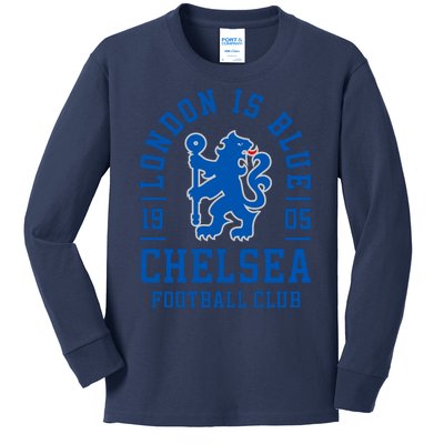 Cool London Is Blue Chelsea Football Soccer Club Kids Long Sleeve Shirt