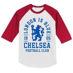 Cool London Is Blue Chelsea Football Soccer Club Kids Colorblock Raglan Jersey