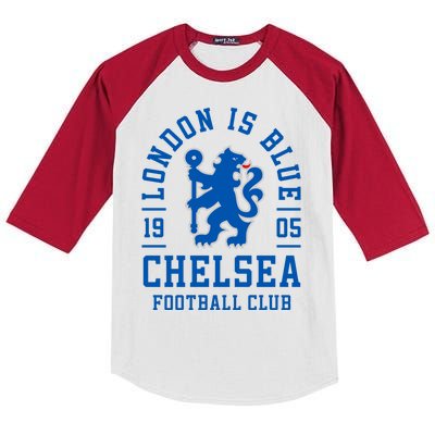 Cool London Is Blue Chelsea Football Soccer Club Kids Colorblock Raglan Jersey