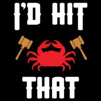 Crab Lovers I'd Hit That Funny Maryland Seafood Fan Impact Tech Backpack